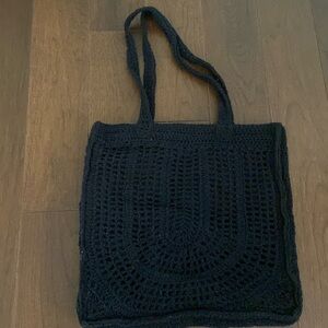 Boho crochet tote . Used once at the beach!